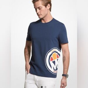 Michael Kors X ellesse Logo Cotton T-Shirt size L